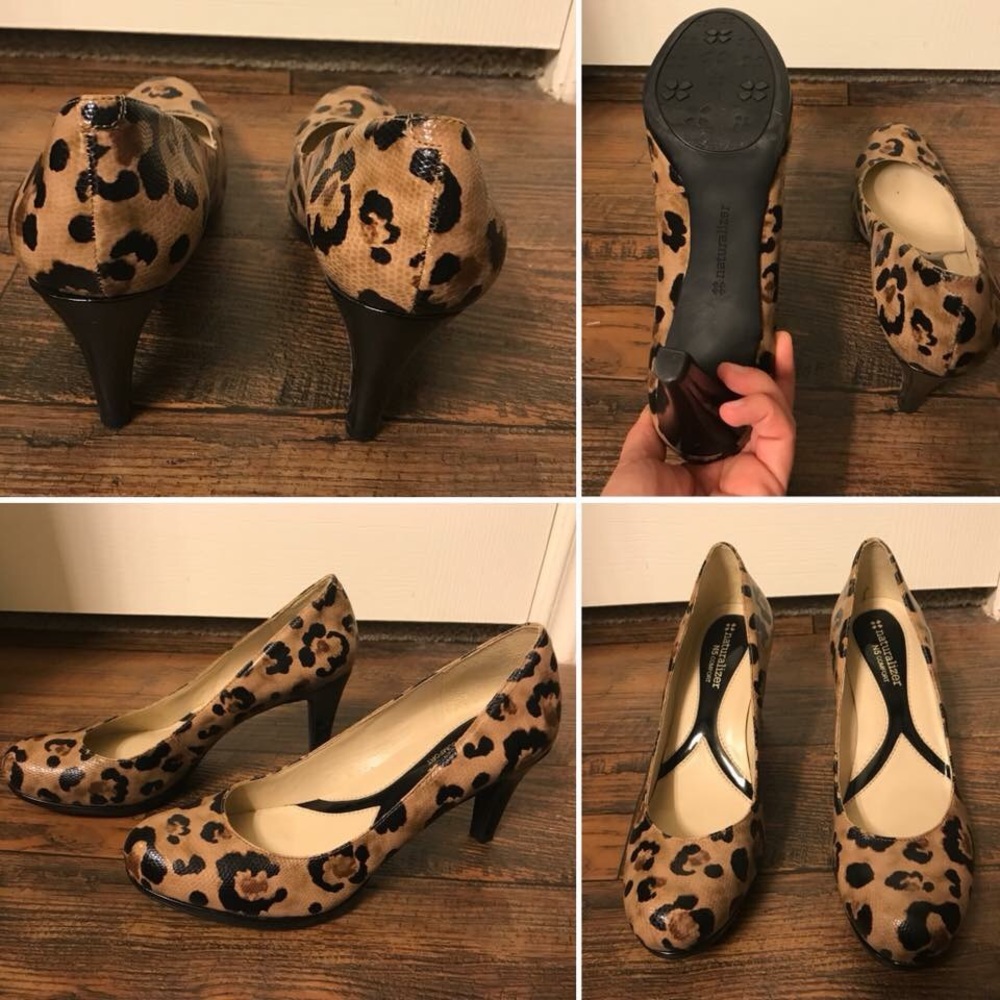 Naturalizer leopard heels